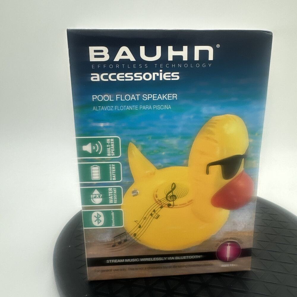 Bauhn Accessories Duck Pool Float Rechargeable Bluetooth Speaker